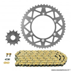 Kit chaine Afam 520 13x50 (diamètre couronne 130/150/8.5) pour Moto YAMAHA YZ F 250 cc