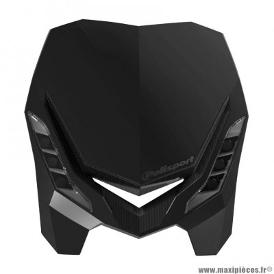 Plaque phare/tête de fourche Polisport E-Blaze noir LED