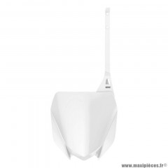 Plaque numéro/tête de fourche Polisport Blanc 2018> pour Moto YAMAHA YZ F 250 cc, YZ F 450 cc
