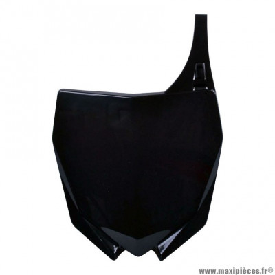 Plaque numéro/tête de fourche Polisport noir 2015>2021 pour Moto YAMAHA YZ 125 cc, YZ 250 cc