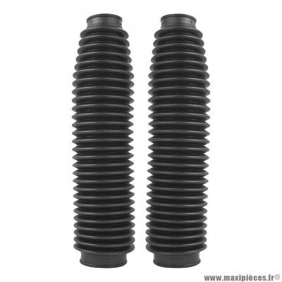 Soufflet de fourche Polisport noir diam int 41 et 58 mm longueur 350 mm (paire)