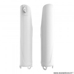 Protection de fourche Polisport blanc (paire) 2019> pour Moto HONDA CRF R 250 cc, CRF R 450 cc, CRF RX 450 cc