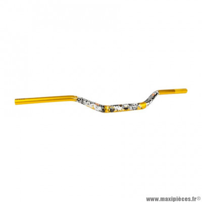 Guidon 50 à boîte Stage6 Cross Alu Fatbar Design diam 28.6mm Jaune
