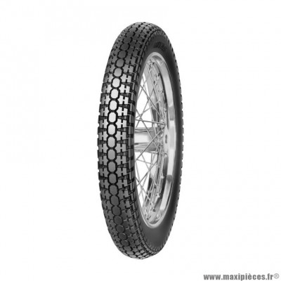 Pneu moto 19'' 3.50-19 Mitas H-02 Front/Rear TT 63P (équivalence 100/90-19)