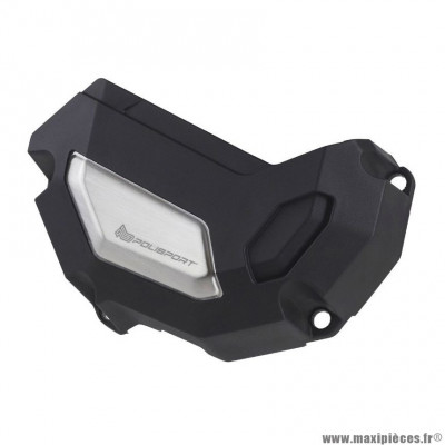 Protection/Couvre Carter Alternateur Polisport Noir (Côté Gauche) pour Moto YAMAHA FZ-09 900 cc, MT-09 900 cc, TRACER 900 cc, XSR 900 cc