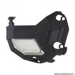 Protection/Couvre Carter Alternateur Polisport noir (côté gauche) 2017> pour Moto KAWASAKI Z 900 cc