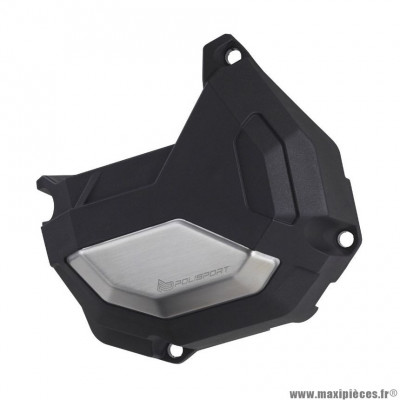 Protection/Couvre Carter Alternateur Polisport noir (côté gauche) 2017> pour Moto KAWASAKI NINJA 650 cc, Z 650 cc