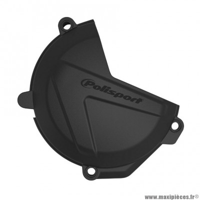 Protection/Couvre Carter d'Embrayage Polisport noir 2016>2022 pour Moto HUSQVARNA FC 250 cc, FC 350 cc, FE 250 cc, FE 350 cc, FX 350 cc, KTM SX-F 250 cc, SX-F 350 cc