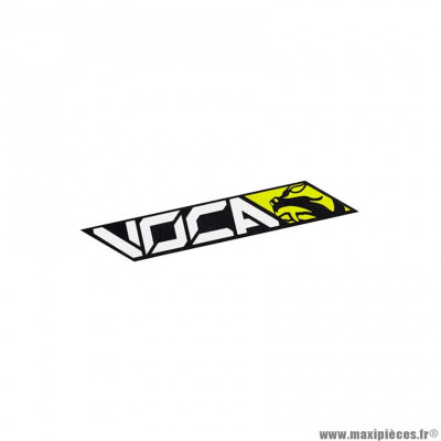 Autocollant/Sticker Voca Racing 110x40 mm jaune