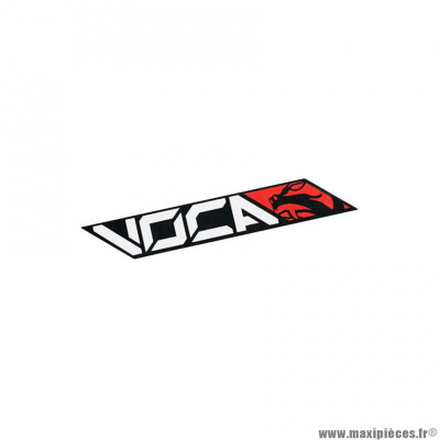 Autocollant/Sticker Voca Racing 110x40 mm rouge