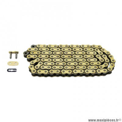 Chaine moto Afam A420R1-G 112 maillons renforcée or
