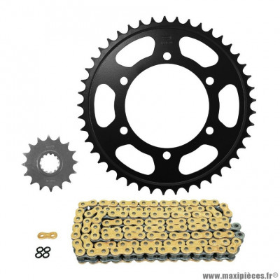 Kit chaine Afam 525 16x45 (Diamètre couronne 110/130/10.25) pour Moto YAMAHA TRACER 700 cc
