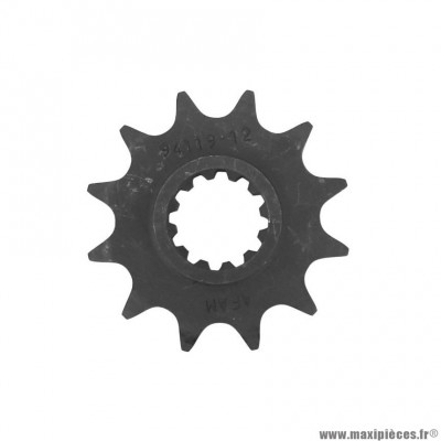 Pignon Afam 420 12 dents pour Beta Rr, Fantic Caballero Sm, Rieju Mrt Rs3, Peugeot Nk7, Sherco Se-R, Yamaha Dt