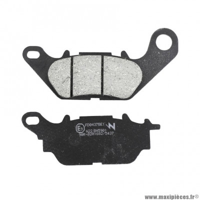 Plaquette de frein Newfren FD0437BE Elite Organique pour Maxi Scooter, Moto MBK, YAMAHA
