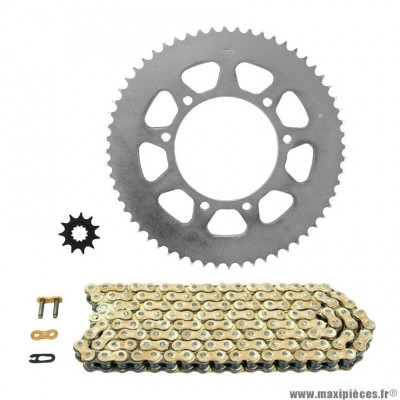 Kit chaine Afam 428 11x60 (diamètre couronne 105/125/8.5) pour Moto, Mecaboite HM CRM DERAPAGE COMPET 50 cc, VENT DERAPAGE 50 cc