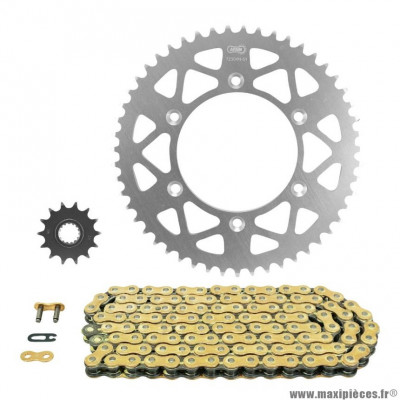 Kit chaine Afam 520 14x51 (diamètre couronne 125/150/8.5) pour Moto KTM SX-F 350 cc