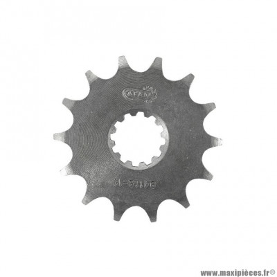 Pignon Afam 428 14 dents pour Beta Rr, Fantic Caballero Sm, Rieju Mrt Rs3, Peugeot Nk7, Sherco Se-R, Yamaha Dt