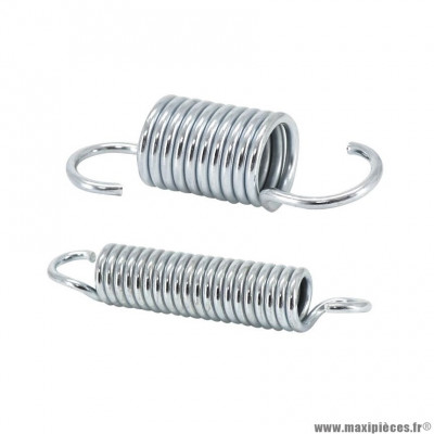 Ressort de béquille centrale Buzzetti Long 82mm Diam 19.5 et 15mm (2 ressorts Fil 3 et 2.5mm)