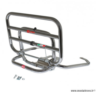 Porte bagage maxiscooter arrière pour piaggio 125 vespa lx chrome repliable - marque Faco