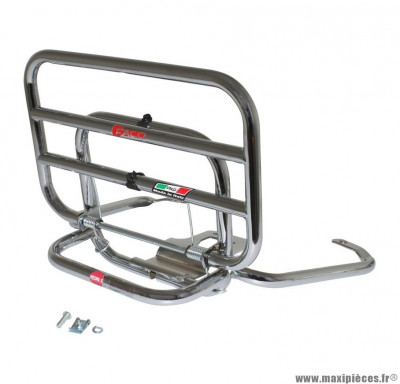 Porte bagage maxiscooter arrière pour piaggio 125 vespa s chrome repliable - marque Faco