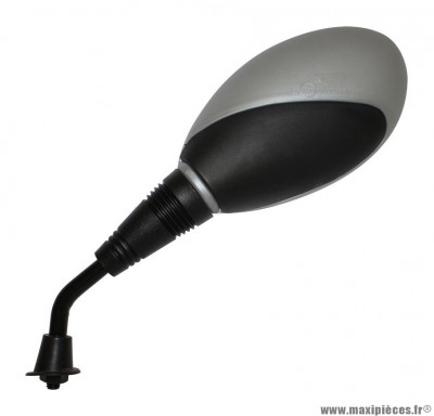 Rétroviseur gauche noir pour maxi scooter 125cc yamaha teos après 2000 / mbk doodo après 2000 (homologué CE)