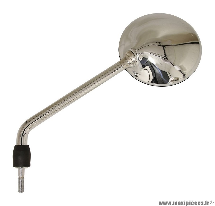 Rétroviseur gauche chrome pour maxi scooter piaggio 125cc vespa lx-v après 2011, 300cc vespa gtv 2009>2013 (homologué CE)