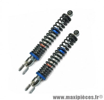 Paire d'amortisseurs hydraulique (longueur 330mm) pour maxi scooter yamaha majesty / skyliner