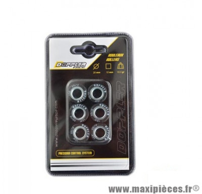 GALET DE VARIATEUR DOPPLER 20X12 10,0G. (X6) POUR MAXISCOOTER POUR: X MAX 125 / MAJESTY 125 / FLAME * Prix spécial !