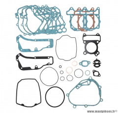 JOINT MOTEUR MAXI SCOOTER POUR: PIAGGIO 125 LIBERTY, VESPA LX, ZIP/APRILIA 125 SPORT CITY 2008>2010/DERBI 125 BOULEVARD/PEUGEOT 125 LOOXOR (POCHETTE COMPLETE) (TYPE ORIGINE)