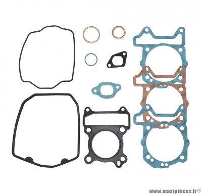 JOINT HAUT MOTEUR MAXI SCOOTER POUR: PIAGGIO 125 LIBERTY, VESPA LX, ZIP/APRILIA 125 SPORT CITY 2008>2010/DERBI 125 BOULEVARD/PEUGEOT 125 LOOXOR (POCHETTE HAUT MOTEUR) (TYPE ORIGINE) * Prix spécial !