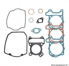 JOINT HAUT MOTEUR MAXI SCOOTER POUR: PIAGGIO 125 LIBERTY, VESPA LX, ZIP/APRILIA 125 SPORT CITY 2008>2010/DERBI 125 BOULEVARD/PEUGEOT 125 LOOXOR (POCHETTE HAUT MOTEUR) (TYPE ORIGINE) * Prix spécial !