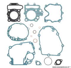 JOINT MOTEUR MAXI SCOOTER POUR: PEUGEOT 125 JET FORCE COMPRESSOR 2003>2004, ELYSTAR 2002>2003 (POCHETTE COMPLETE) (TYPE ORIGINE)