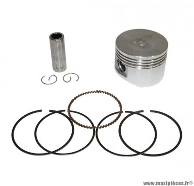 PISTON MAXI SCOOTER POUR: SCOOTER 125 CHINOIS 4T GY6 152QMI (DIAMETRE 52) (TYPE ORIGINE) *Prix spécial !