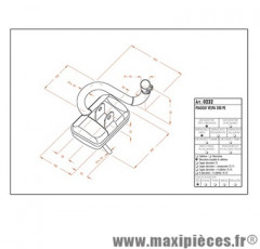 Pot d'échappement Sito pour maxiscooter Piaggio Vespa PE 200