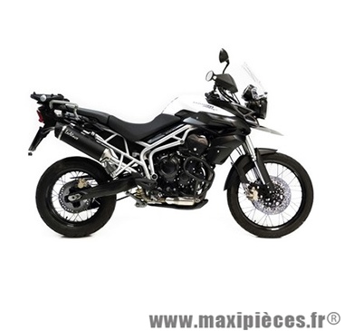Silencieux Leovince SBK Nero pour moto Triumph Tiger 800