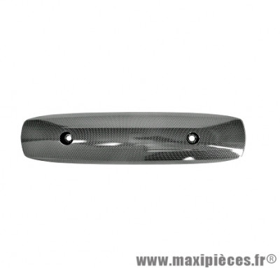 PROTECTION POT D'ECHAPPEMENT MAXISCOOTER RB MAX POUR: YAMAHA TMAX 500 / 530 <2008 CARBONE ( ENTRAXE 255mm )