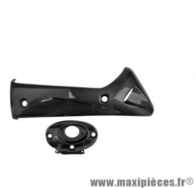 PROTECTION POT D'ECHAPPEMENT MAXISCOOTER RB MAX POUR: HONDA SH 300 2007-2013 CARBONE