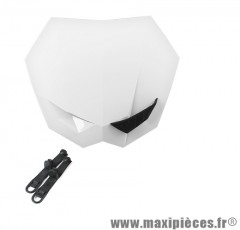 TETE DE FOURCHE MOTO MARQUE NOEND SX BLANCHE ( LIVREE AVEC FIXATION )