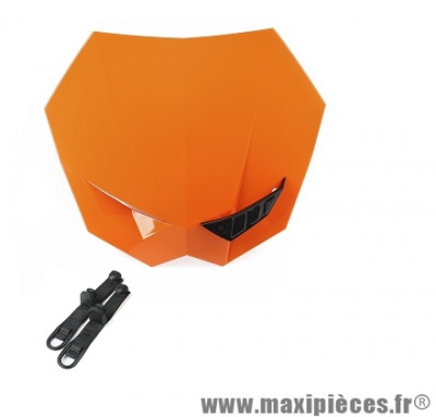 TETE DE FOURCHE MOTO MARQUE NOEND SX ORANGE ( LIVREE AVEC FIXATION )