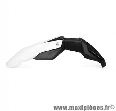 GARDE BOUE AVANT SUPER MOTARD NOEND UNIVERSEL (2 piéces) NOIR/BLANC