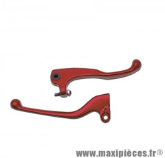 Paire de leviers rouge pour 50 à boite derbi senda drd * Prix spécial !