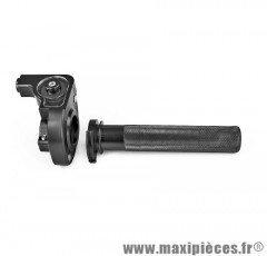 POIGNÉE DE GAZ TIRAGE RAPIDE DE TYPE HOLORGER MARQUE NOEND COULEUR ALU NOIR
