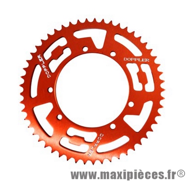 COURONNE 50 A BOITE DOPPLER POUR: SHERCO 50 ENDURO/SM (53DTS-PAS 428)D110/ 3X2 FIX ALU COULEUR ROUGE