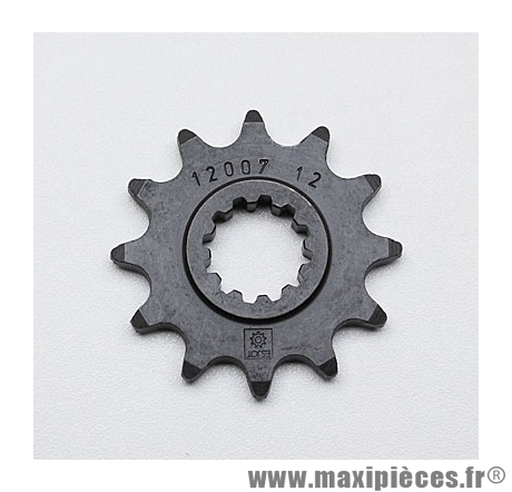 Pignon 12dts 415 pour 50 à boîte avec moteur Minarelli am6 MBK 50 X-POWER, YAMAHA 50 TZR, PEUGEOT 50 XPS, RIEJU 50 RS1