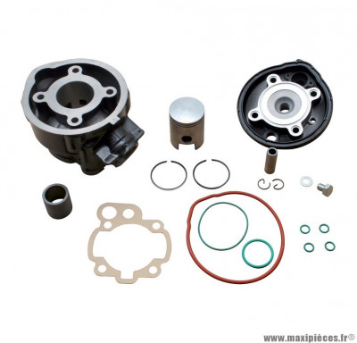 Haut moteur DR Racing Parts fonte complet pour moteur Minarelli 50cc 2T AM6 MBK X-POWER X-LIMIT, YAMAHA TZR DTR, PEUGEOT XPS, RIEJU RS1, BETA RR, APRILIA RS (1995>2005)