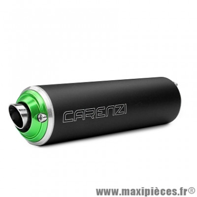 SILENCIEUX MOTO CARENZI DAEMON EVO DIAMETRE:60 (ENTRAXE 40MM - 2 TROUS)