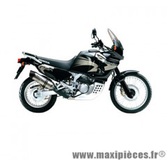 Pot d'échappement Leovince SBK LV One inox pour moto Honda XRV 750