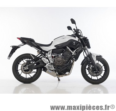 Ligne d'échappement Leovince SBK Underbody inox pour moto Yamaha MT-07