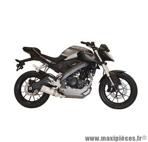 Ligne d'échappement Leovince SBK LV One inox pour moto Yamaha MT-125/YZF-R 125