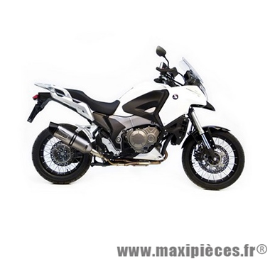 Pot d'échappement Leovince SBK LV One inox pour moto Honda Crosstourer